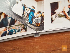 All my wedding photobooks are printed on 0.7mm thick rigid paper, using archival quality inks