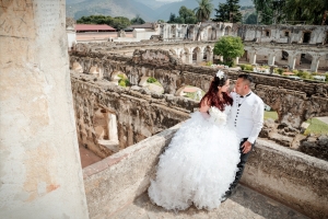 Carla & Andres at Santa Clara in Antigua Guatemala